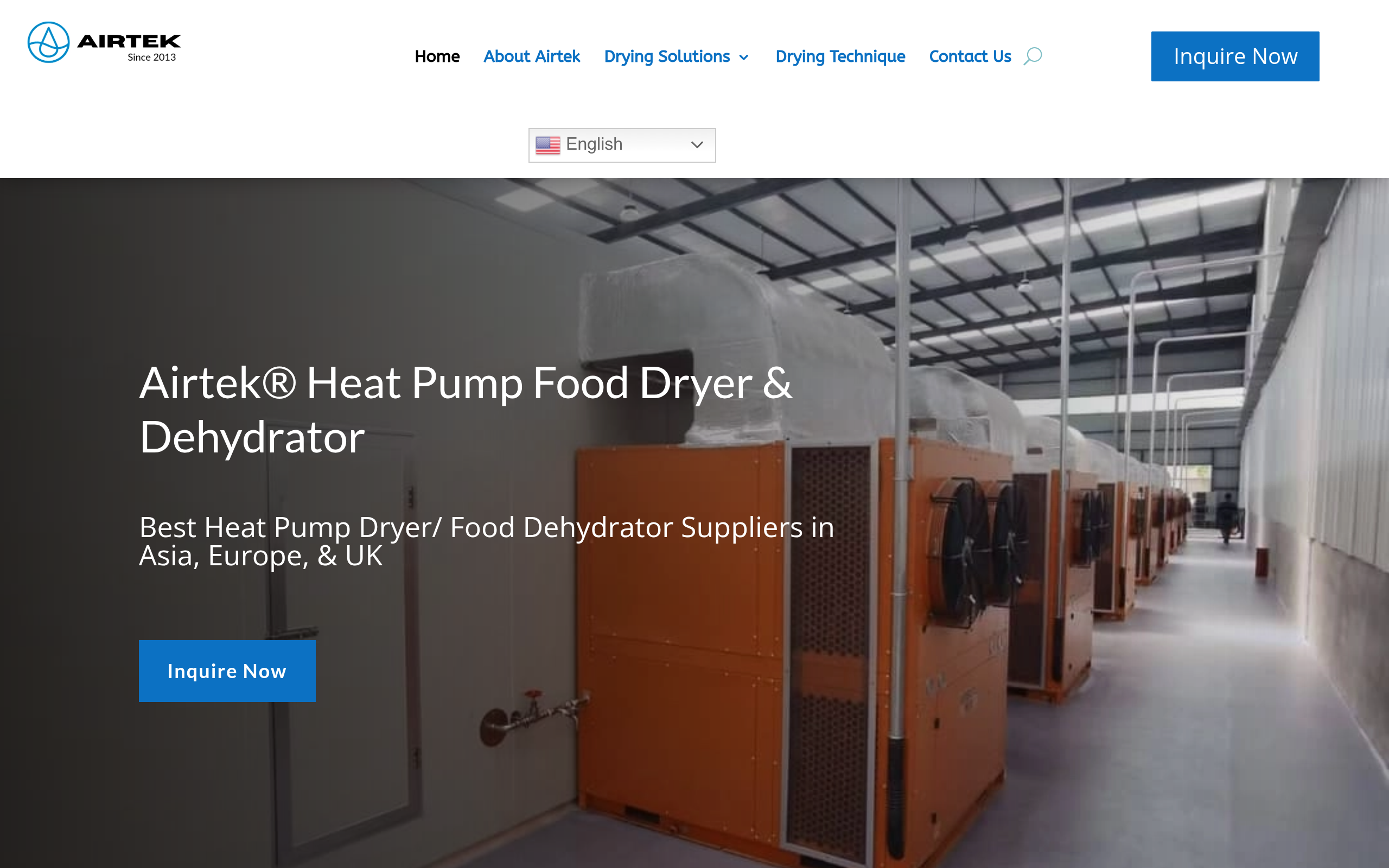 Airtek Dehydrator website