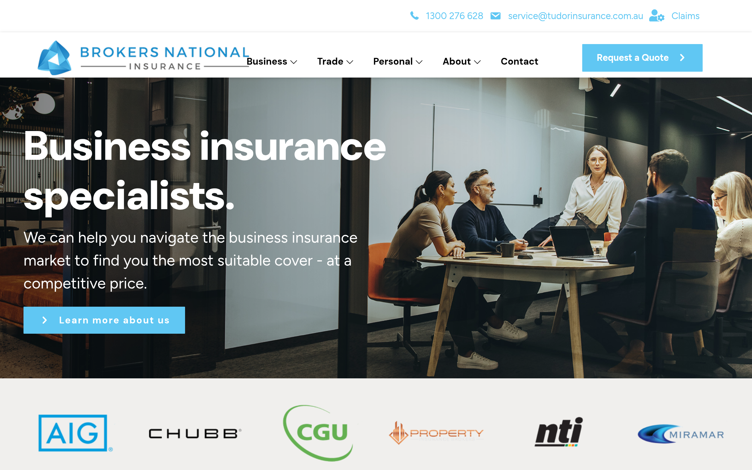 Brokers National website