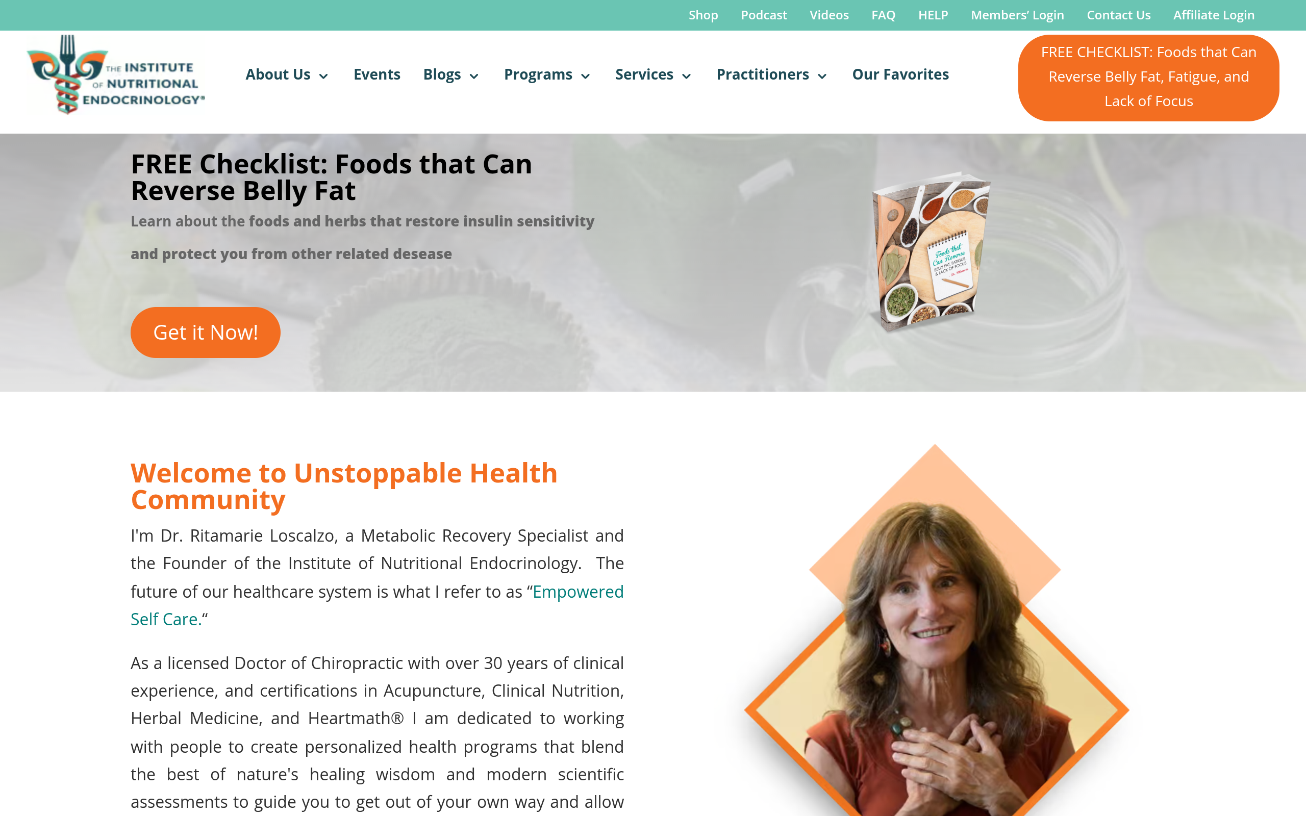 Dr Ritamarie website